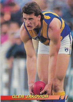 1994 Select AFL #192 Glen Jakovich Front